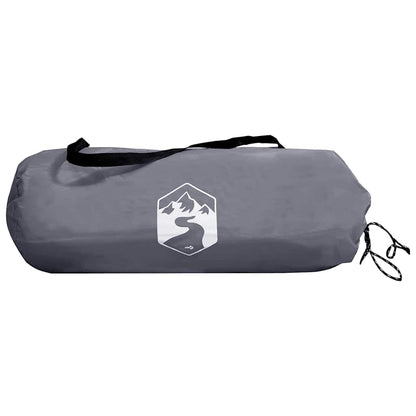 vidaXL Tunnel Tent 4-Person 4-Person Grey and Orange - 318 x 275 x 140 cm