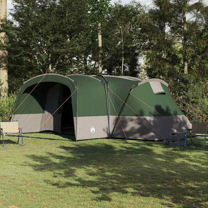 vidaXL Family Tent 12-Person 12-Person Green and White - 760 x 645 x 230 cm