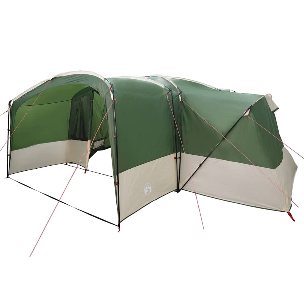 vidaXL Family Tent 12-Person 12-Person Green and White - 760 x 645 x 230 cm