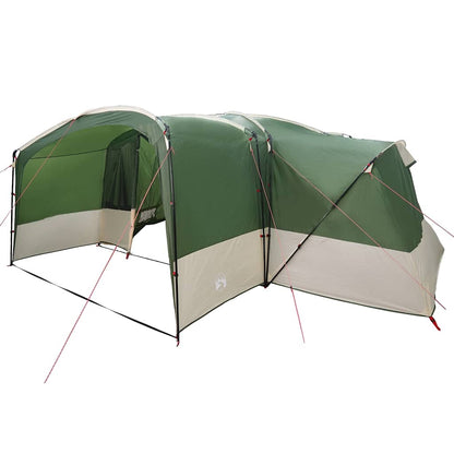 vidaXL Family Tent 12-Person 12-Person Green and White - 760 x 645 x 230 cm