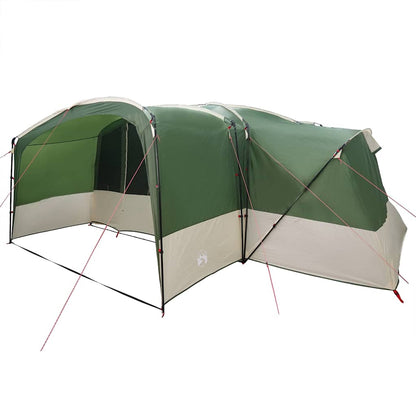 vidaXL Family Tent 12-Person 12-Person Green and White - 760 x 645 x 230 cm