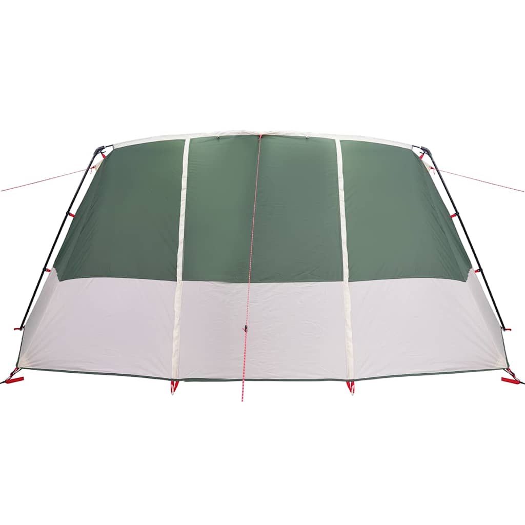 vidaXL Family Tent 12-Person 12-Person Green and White - 760 x 645 x 230 cm