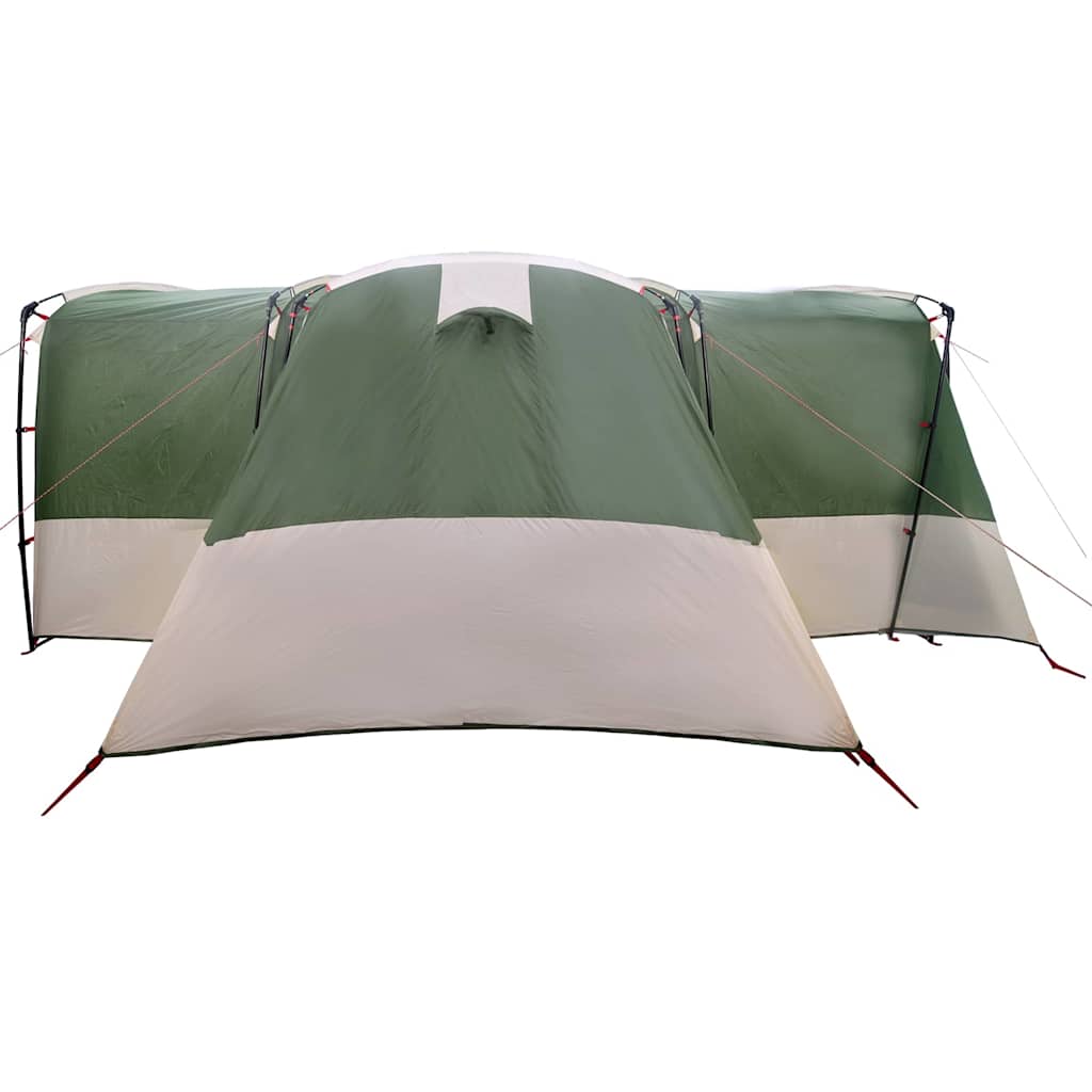 vidaXL Family Tent 12-Person 12-Person Green and White - 760 x 645 x 230 cm