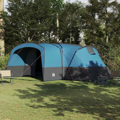 vidaXL Family Tent 12-Person 12-Person Blue and Grey - 760 x 645 x 230 cm