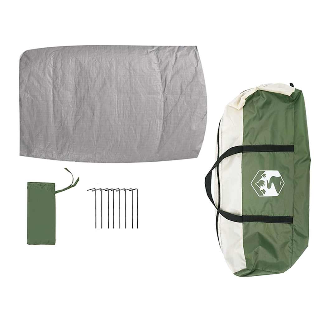 vidaXL Inner Tent 7-Person 7-Person Green and Grey - 300 x 300x 250 cm