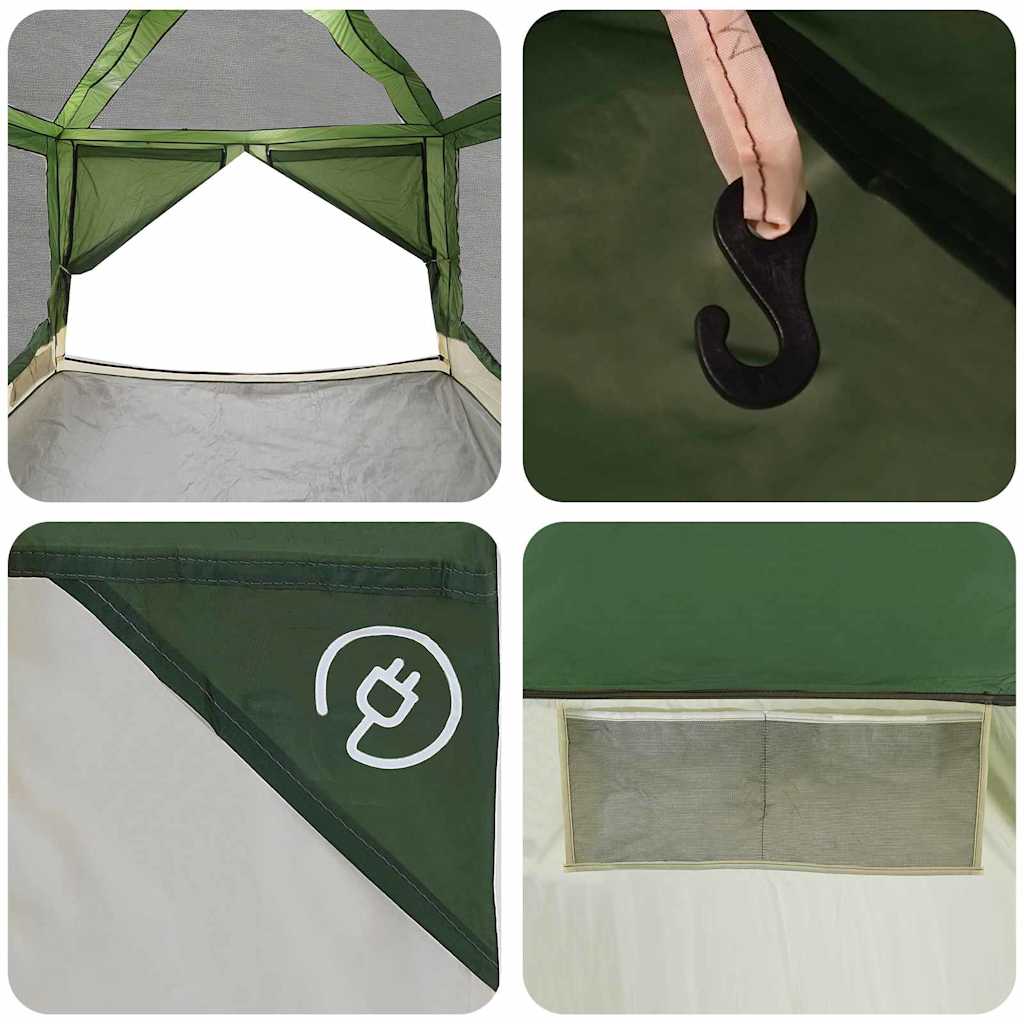 vidaXL Inner Tent 7-Person 7-Person Green and Grey - 300 x 300x 250 cm