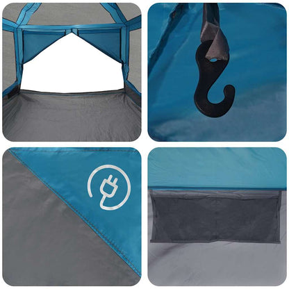 vidaXL Inner Tent 7-Person 7-Person Blue and Grey - 300 x 300x 250 cm
