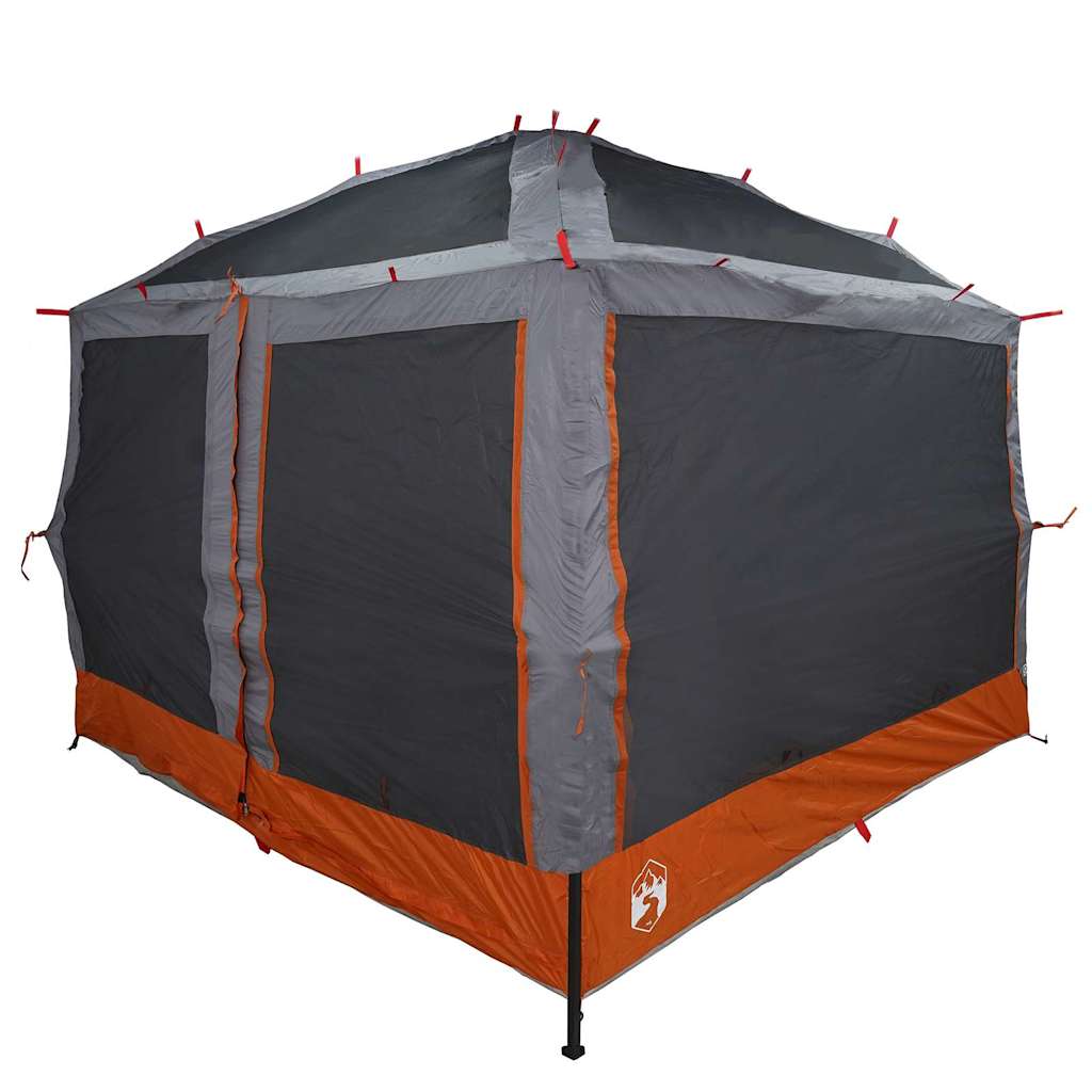 vidaXL Inner Tent 7-Person 7-Person Grey and Orange - 300 x 300x 250 cm
