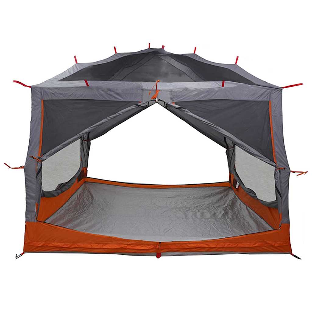 vidaXL Inner Tent 7-Person 7-Person Grey and Orange - 300 x 300x 250 cm