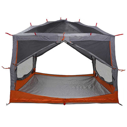 vidaXL Inner Tent 7-Person 7-Person Grey and Orange - 300 x 300x 250 cm