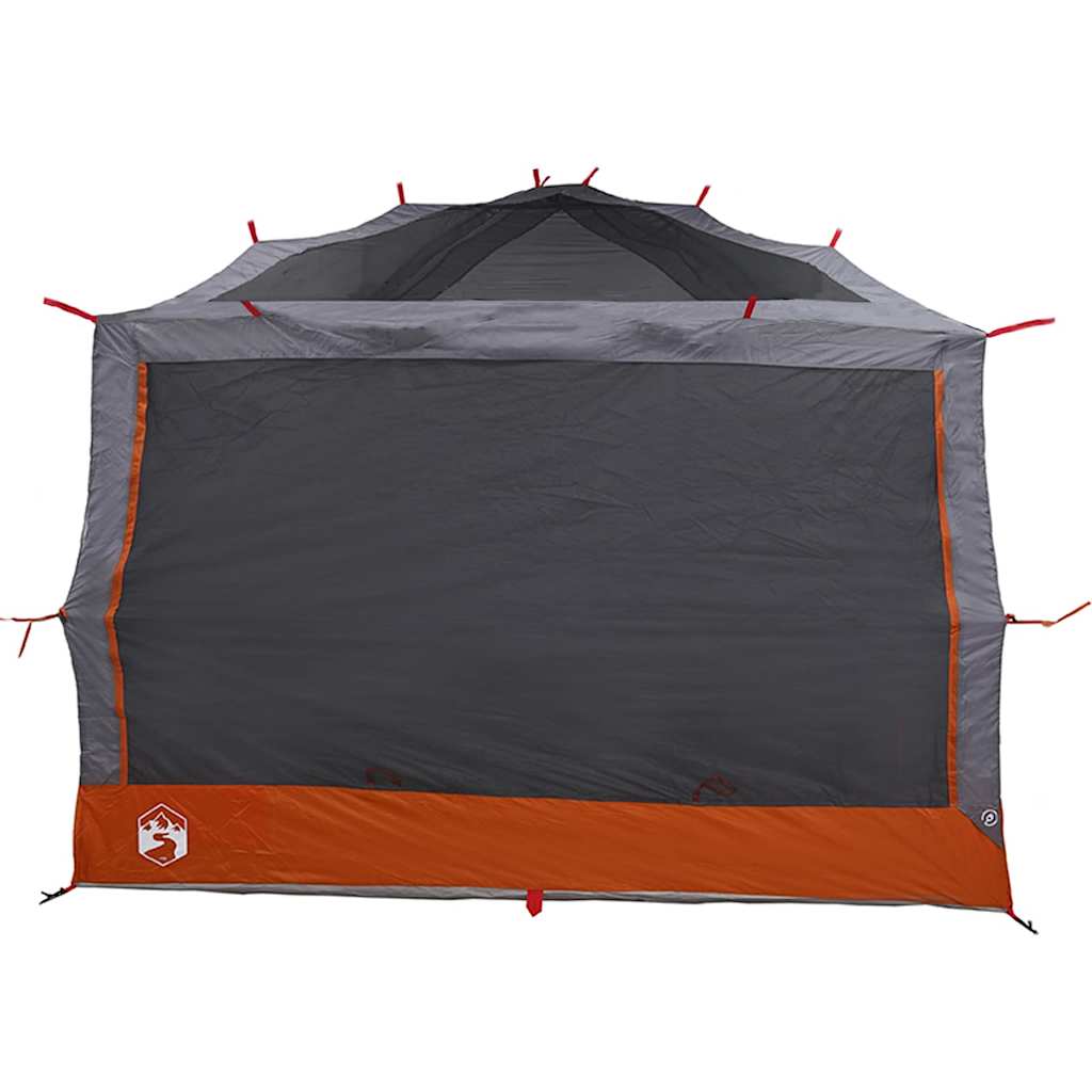 vidaXL Inner Tent 7-Person 7-Person Grey and Orange - 300 x 300x 250 cm