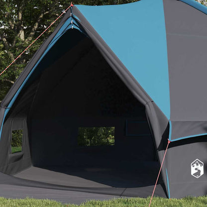 vidaXL Teepee Tent 10-Person 10-Person Blue and Grey - 567 x 470 x 242 cm