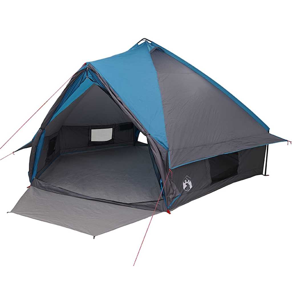 vidaXL Teepee Tent 10-Person 10-Person Blue and Grey - 567 x 470 x 242 cm