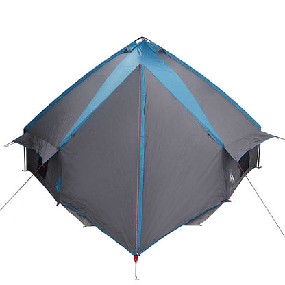 vidaXL Teepee Tent 10-Person 10-Person Blue and Grey - 567 x 470 x 242 cm
