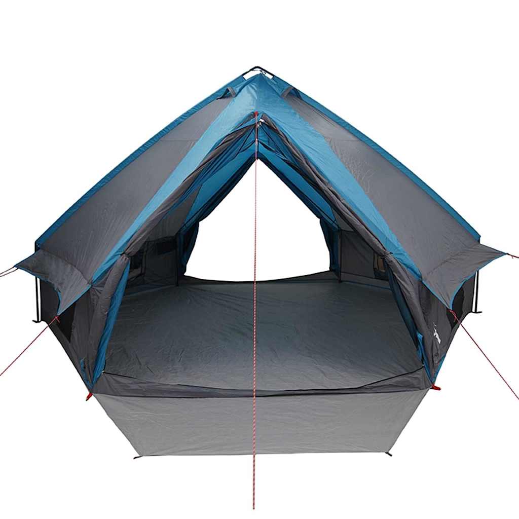 vidaXL Teepee Tent 10-Person 10-Person Blue and Grey - 567 x 470 x 242 cm