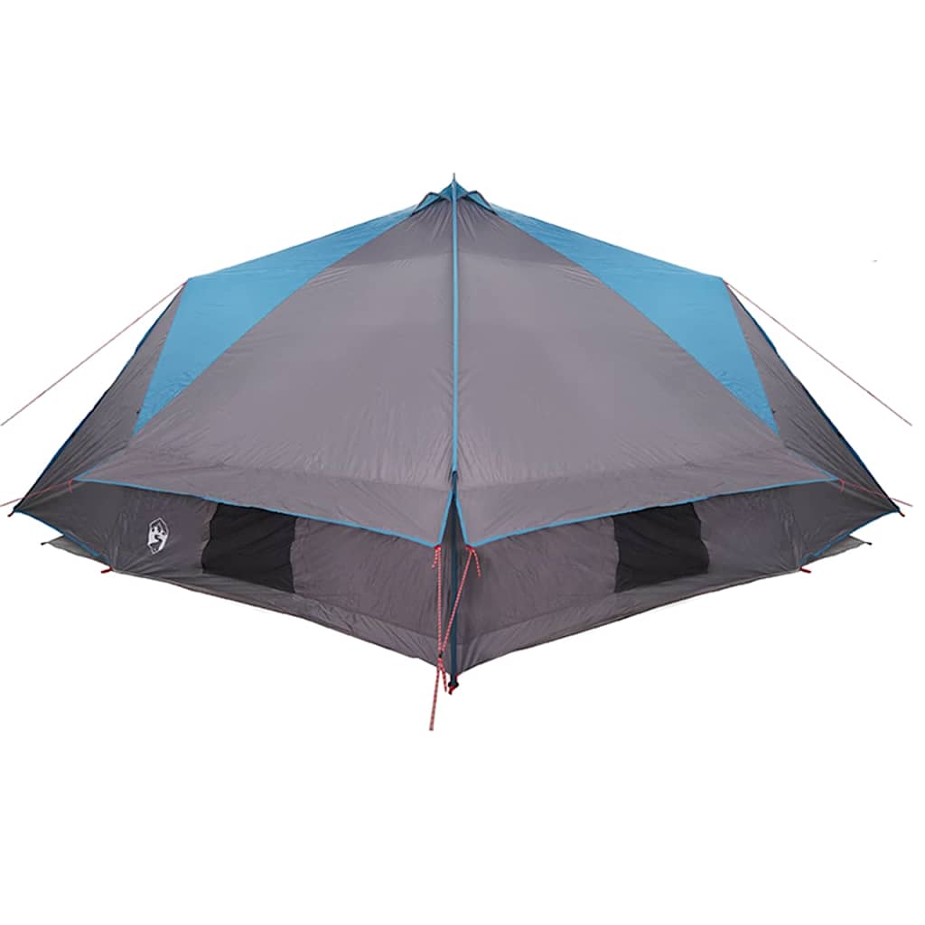 vidaXL Teepee Tent 10-Person 10-Person Blue and Grey - 567 x 470 x 242 cm