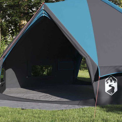 vidaXL Teepee Tent 8-Person 8-Person Blue and Grey - 490 x 410 x 210 cm
