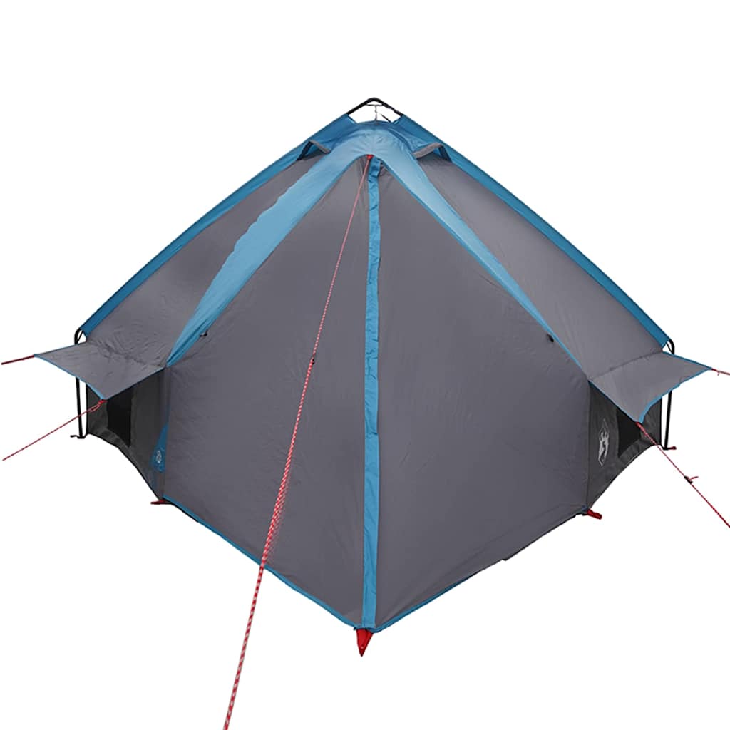 vidaXL Teepee Tent 8-Person 8-Person Blue and Grey - 490 x 410 x 210 cm