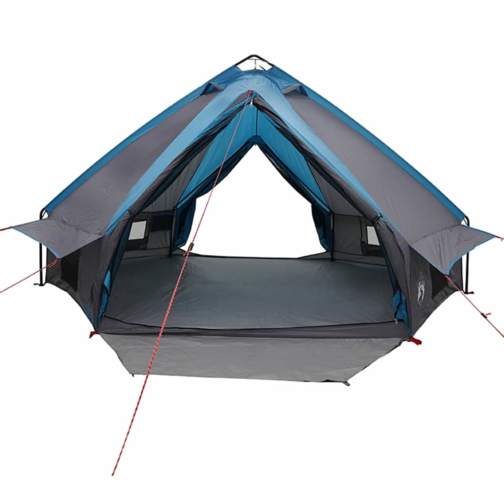 vidaXL Teepee Tent 8-Person 8-Person Blue and Grey - 490 x 410 x 210 cm
