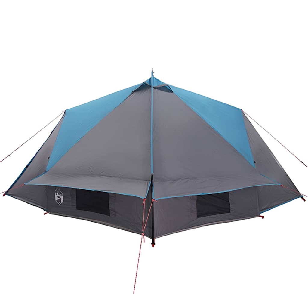 vidaXL Teepee Tent 8-Person 8-Person Blue and Grey - 490 x 410 x 210 cm