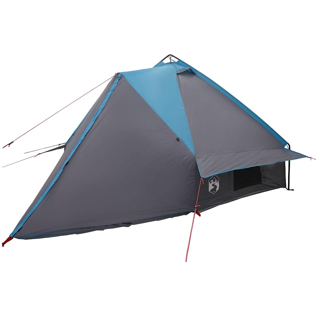 vidaXL Teepee Tent 6-Person 6-Person Blue and Grey - 431 x 366 x 185 cm