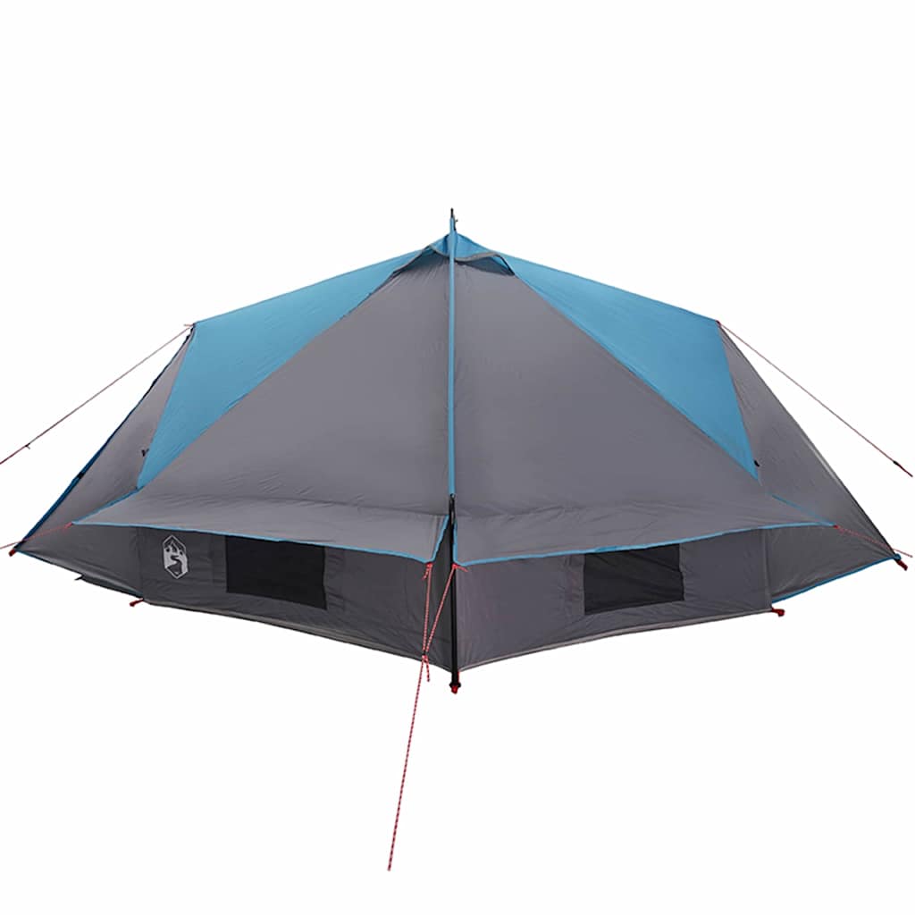 vidaXL Teepee Tent 6-Person 6-Person Blue and Grey - 431 x 366 x 185 cm