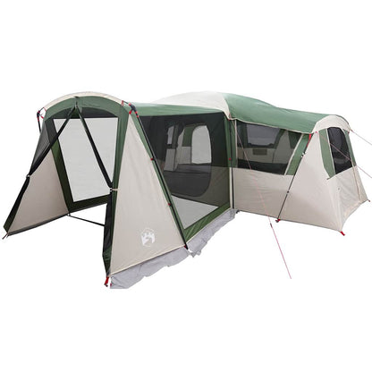 vidaXL Family Tent 20-Person 20-Person Green and White - 745 x 700 x 217 cm