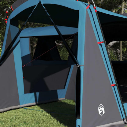 vidaXL Family Tent 20-Person 20-Person Blue and Grey - 745 x 700 x 217 cm