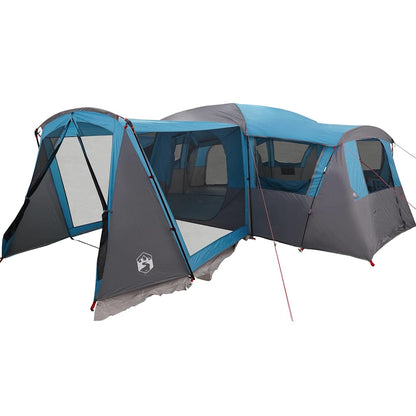 vidaXL Family Tent 20-Person 20-Person Blue and Grey - 745 x 700 x 217 cm