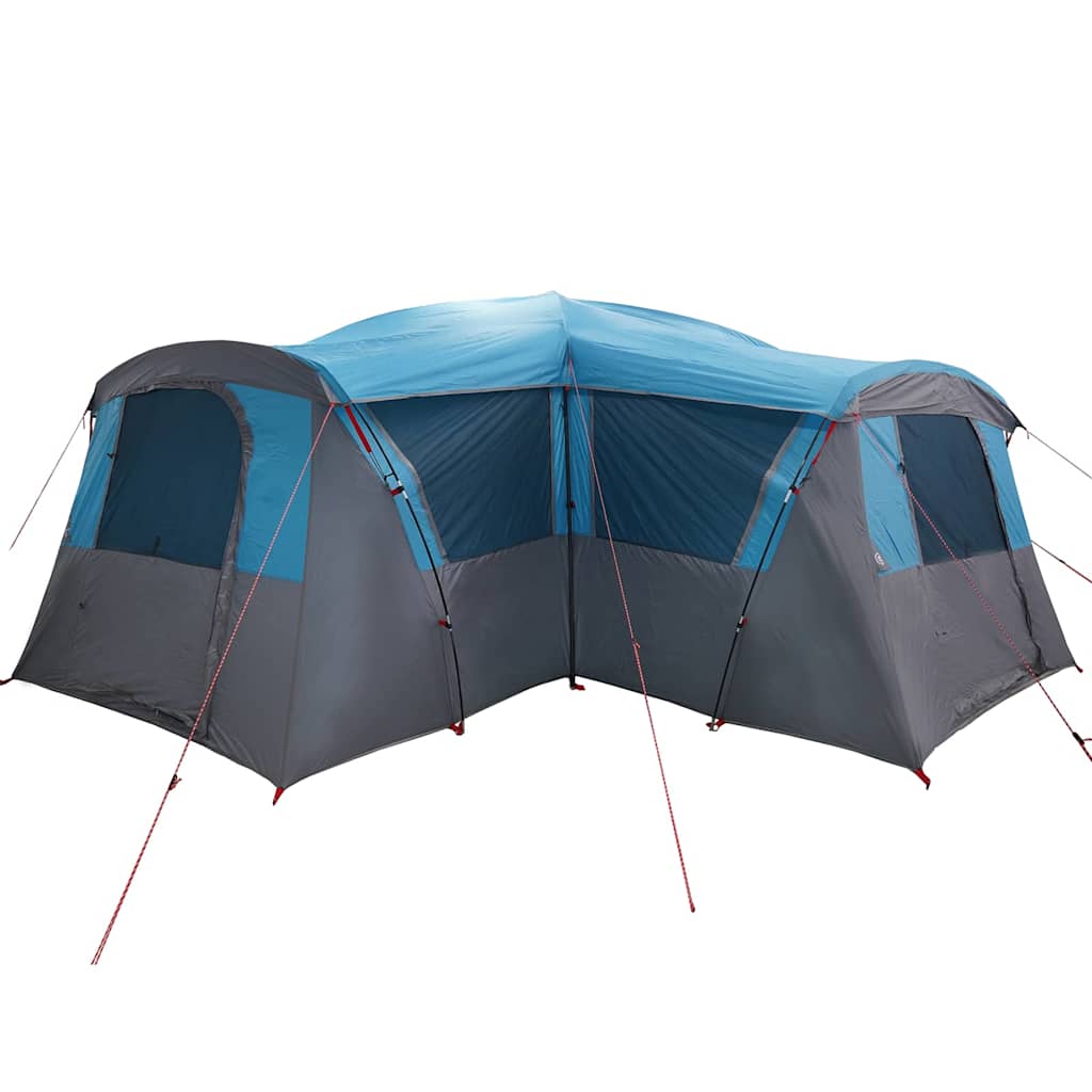 vidaXL Family Tent 20-Person 20-Person Blue and Grey - 745 x 700 x 217 cm
