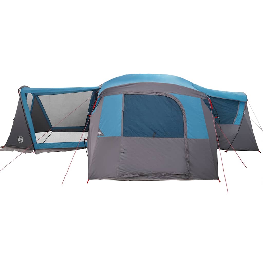 vidaXL Family Tent 20-Person 20-Person Blue and Grey - 745 x 700 x 217 cm
