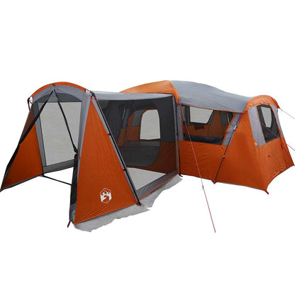 vidaXL Family Tent 20-Person 20-Person Grey and Orange - 745 x 700 x 217 cm