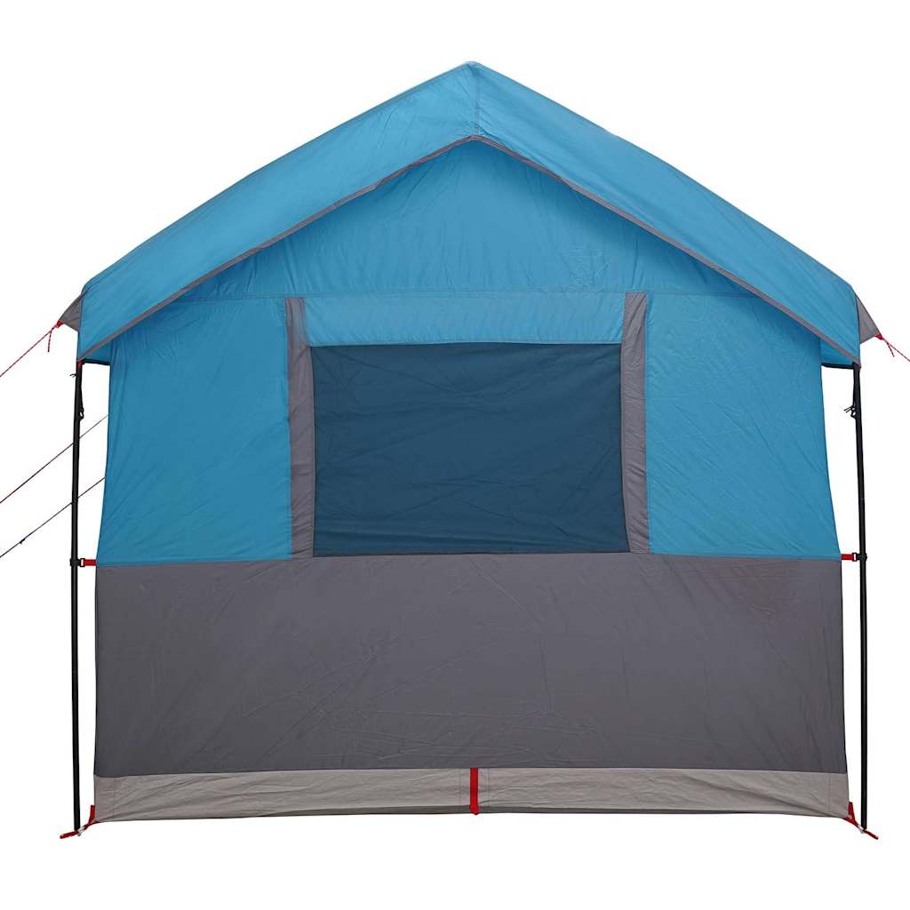 vidaXL Family Tent 4-Person 4-Person Blue and Grey - 324 x 255 x 230 cm