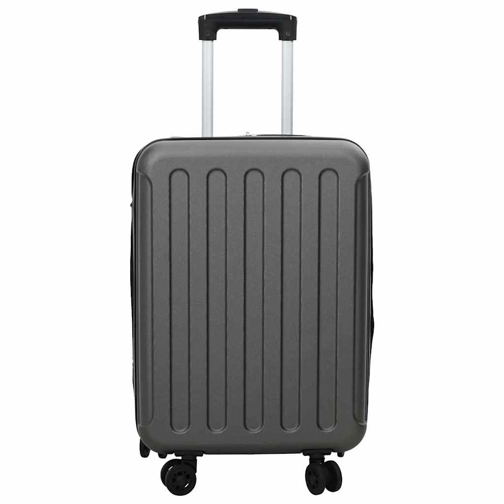 vidaXL Suitcase Folding Dark grey 34 x 23 x 55.5 cm ABS Plastic
