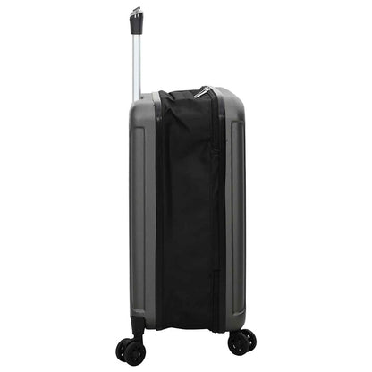 vidaXL Suitcase Folding Dark grey 34 x 23 x 55.5 cm ABS Plastic