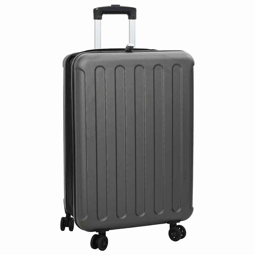 vidaXL Suitcase Folding Dark grey 43 x 27 x 66 cm ABS Plastic