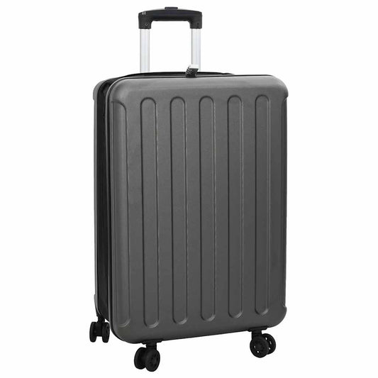 vidaXL Suitcase Folding Dark grey 43 x 27 x 66 cm ABS Plastic