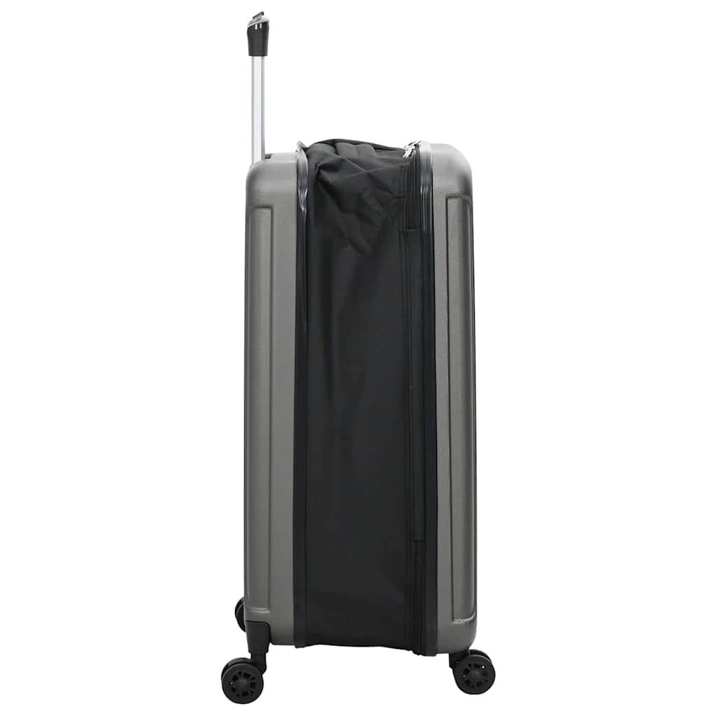 vidaXL Suitcase Folding Dark grey 43 x 27 x 66 cm ABS Plastic