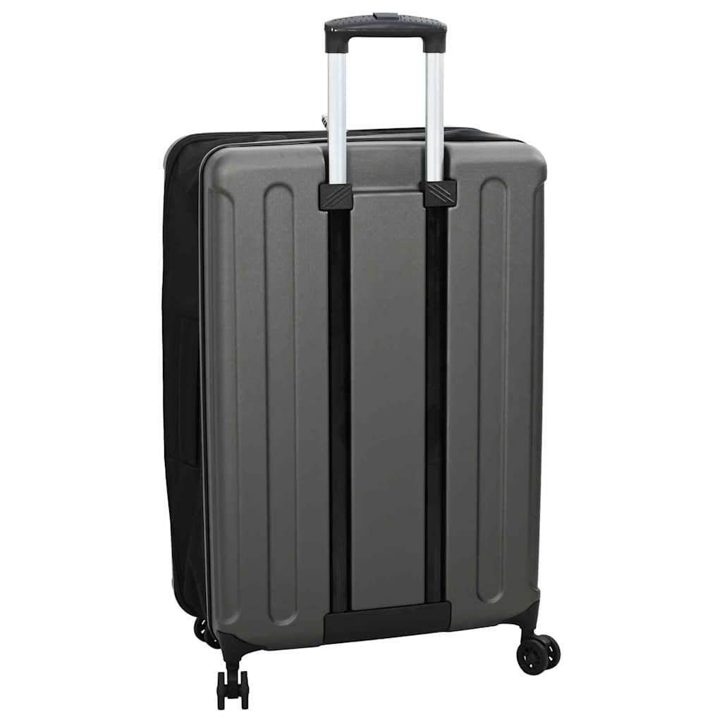 vidaXL Suitcase Folding Dark grey 50 x 30 x 76 cm ABS Plastic