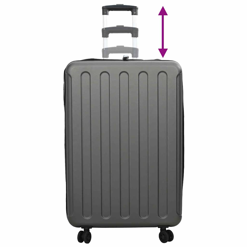 vidaXL Suitcase Folding Dark grey 50 x 30 x 76 cm ABS Plastic