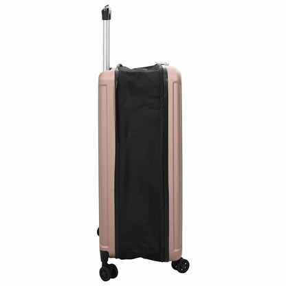 vidaXL Suitcase Folding Rose gold 50 x 30 x 76 cm ABS Plastic