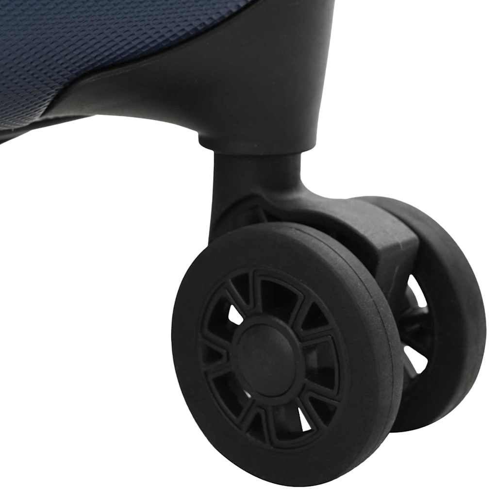 vidaXL Suitcase Folding Dark blue 34 x 23 x 55.5 cm ABS Plastic