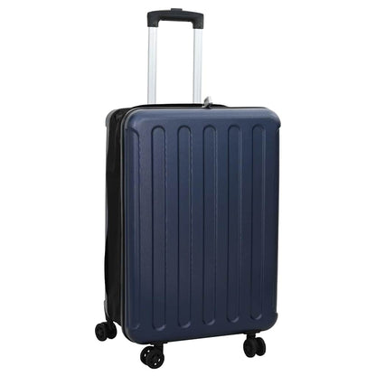 vidaXL Suitcase Folding Dark blue 43 x 27 x 66 cm ABS Plastic