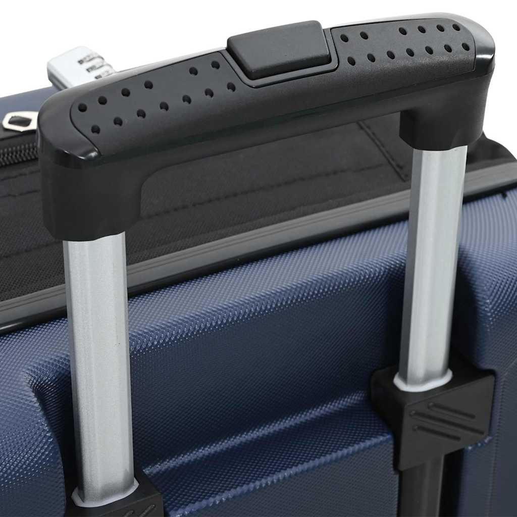 vidaXL Suitcase Folding Dark blue 50 x 30 x 76 cm ABS Plastic