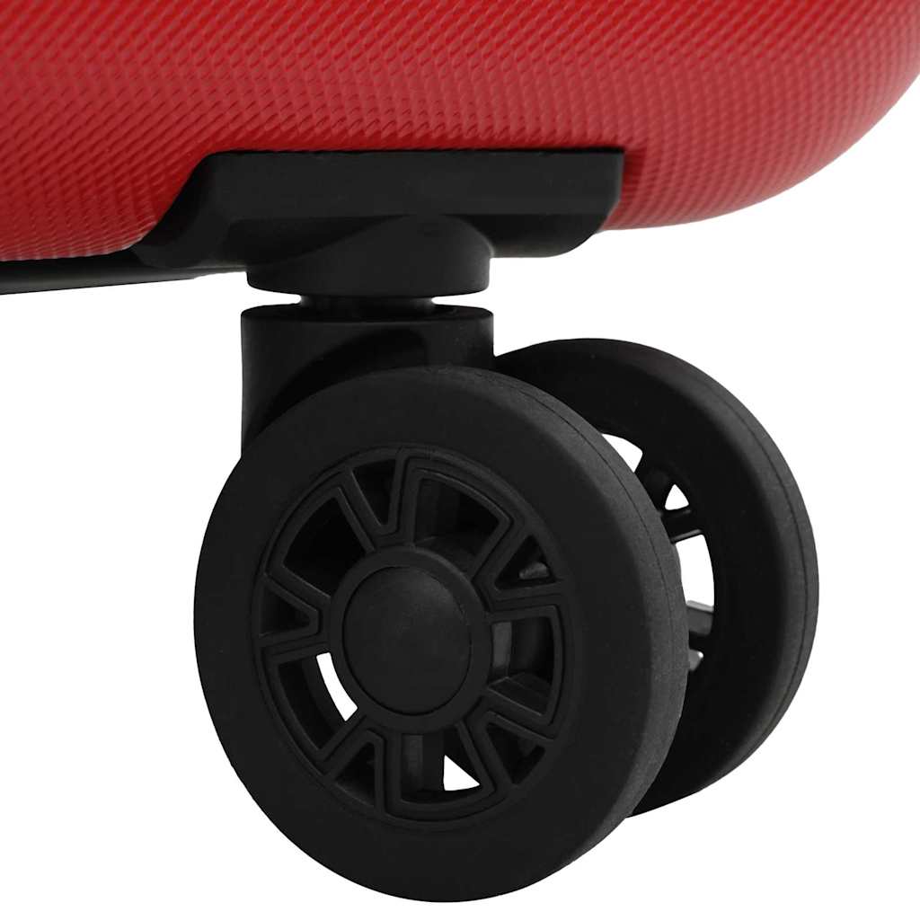 vidaXL Suitcase Folding with Lock Red 50 x 30 x 76 cm ABS Plastic