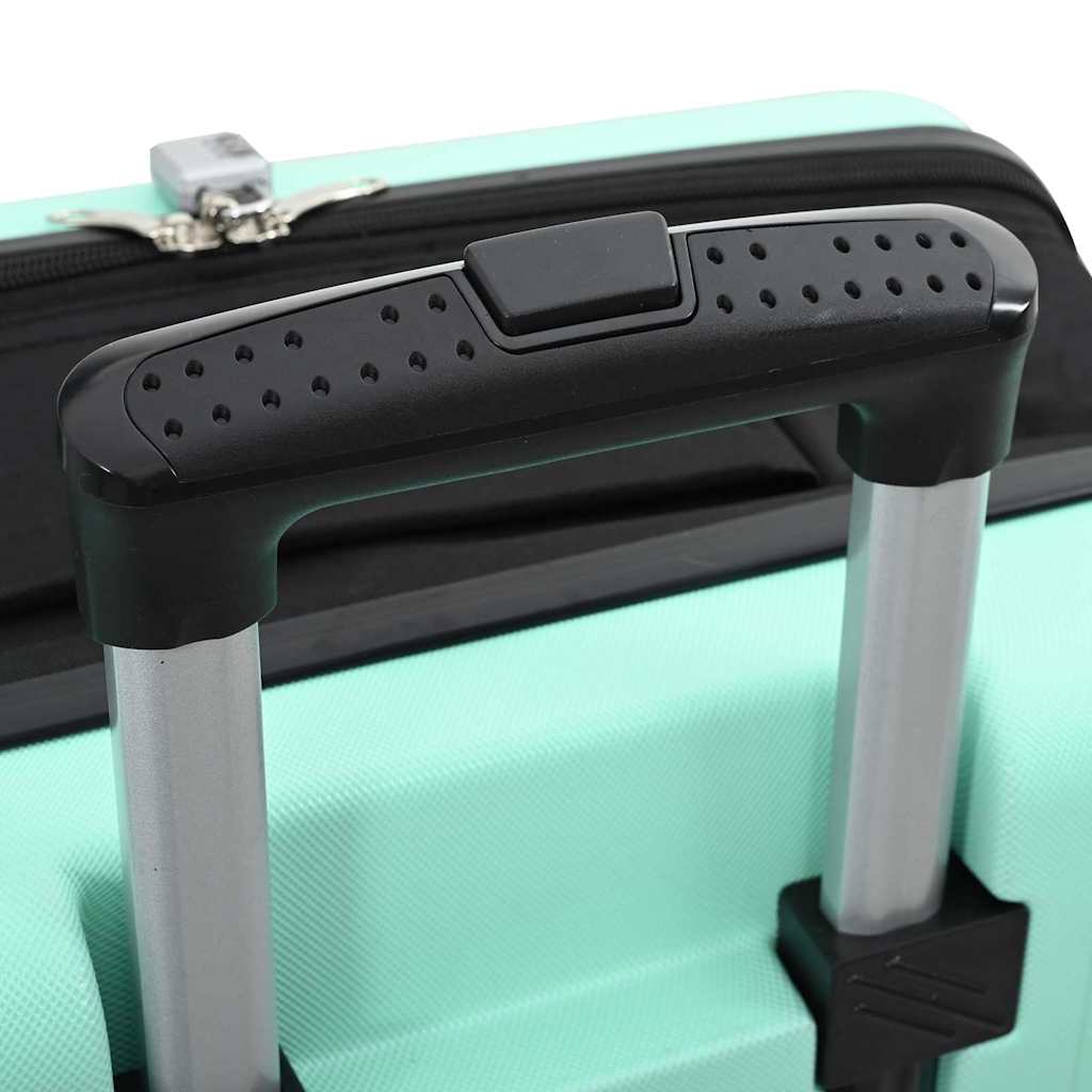 vidaXL Suitcase Folding Mint green 34 x 23 x 55.5 cm ABS Plastic