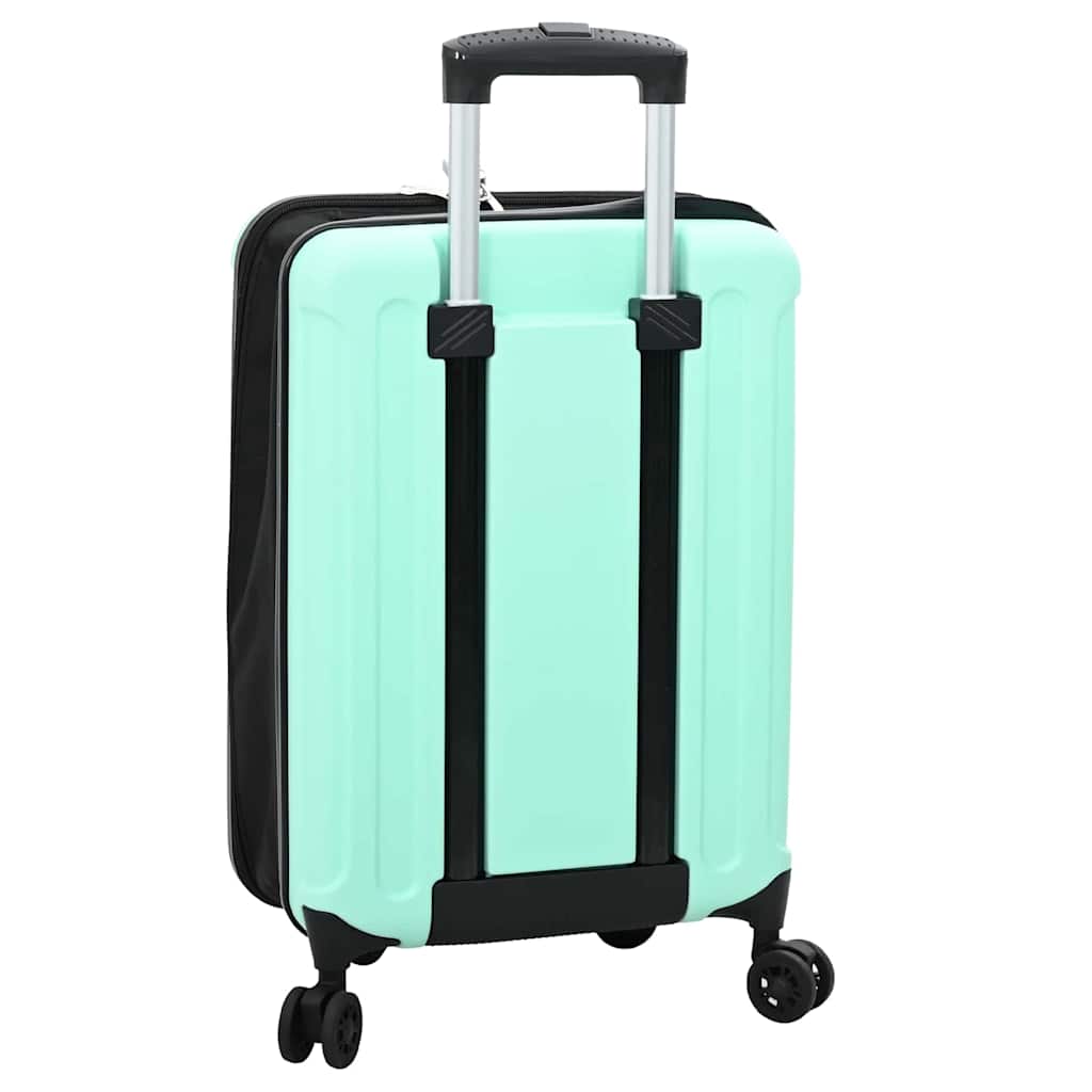 vidaXL Suitcase Folding Mint green 34 x 23 x 55.5 cm ABS Plastic