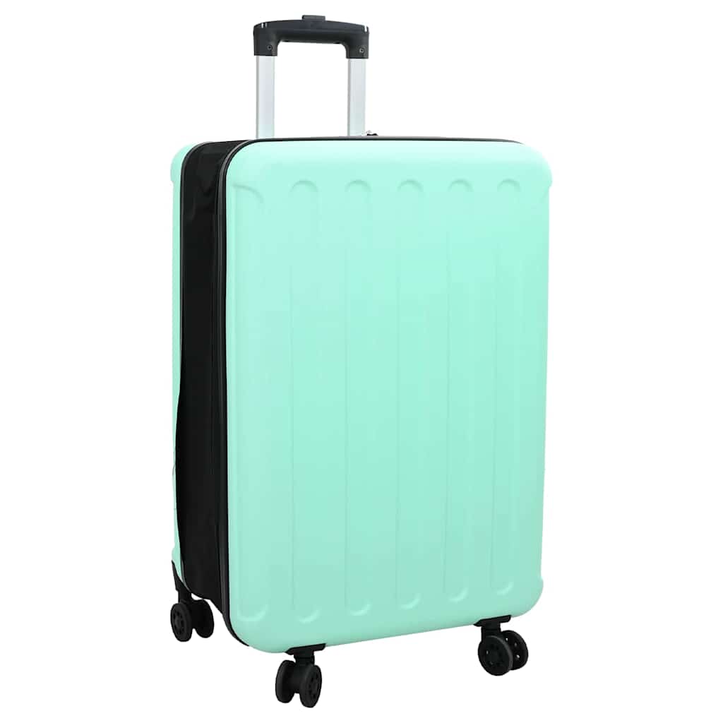 vidaXL Suitcase Folding Mint green 43 x 27 x 66 cm ABS Plastic