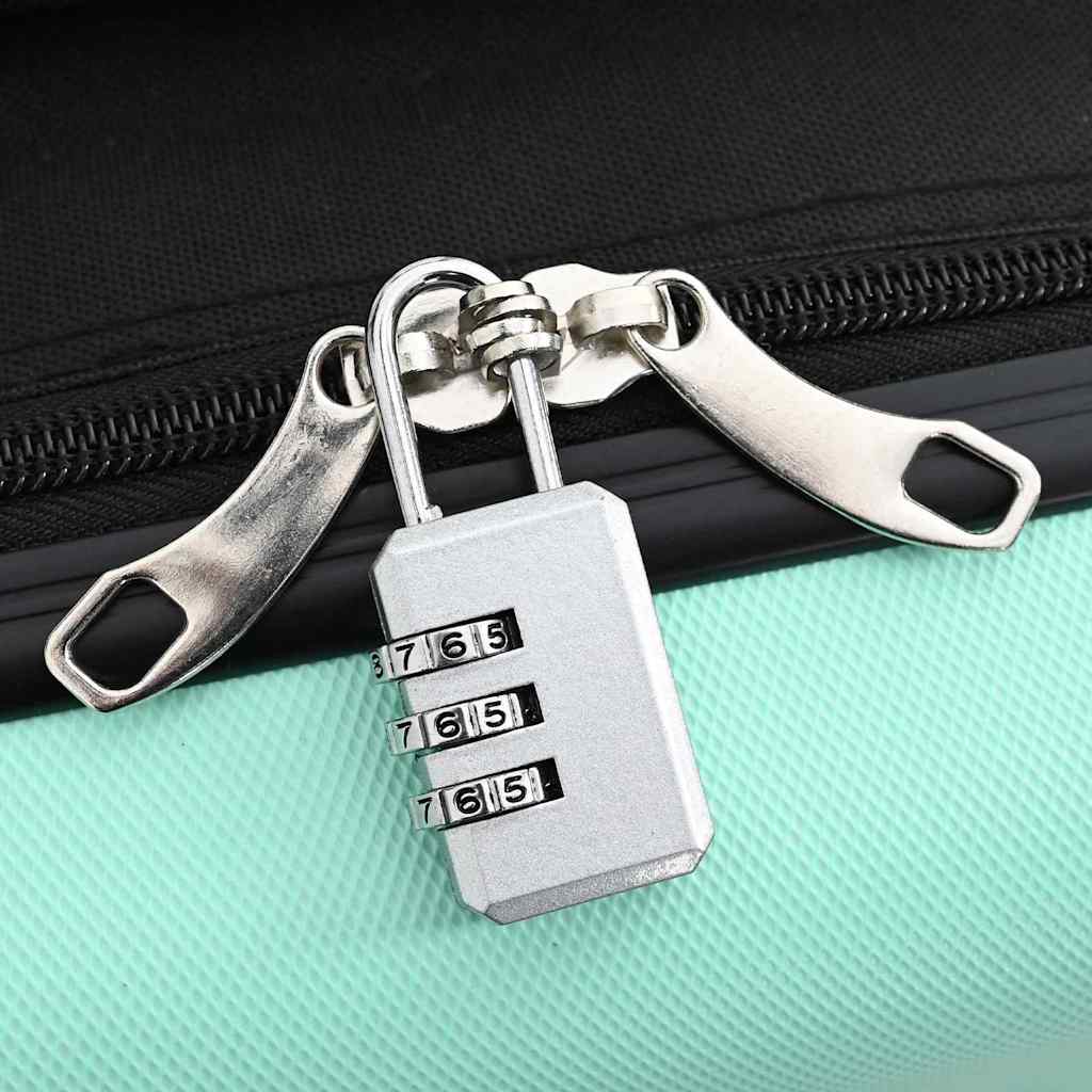 vidaXL Suitcase Folding Mint green 50 x 30 x 76 cm ABS Plastic