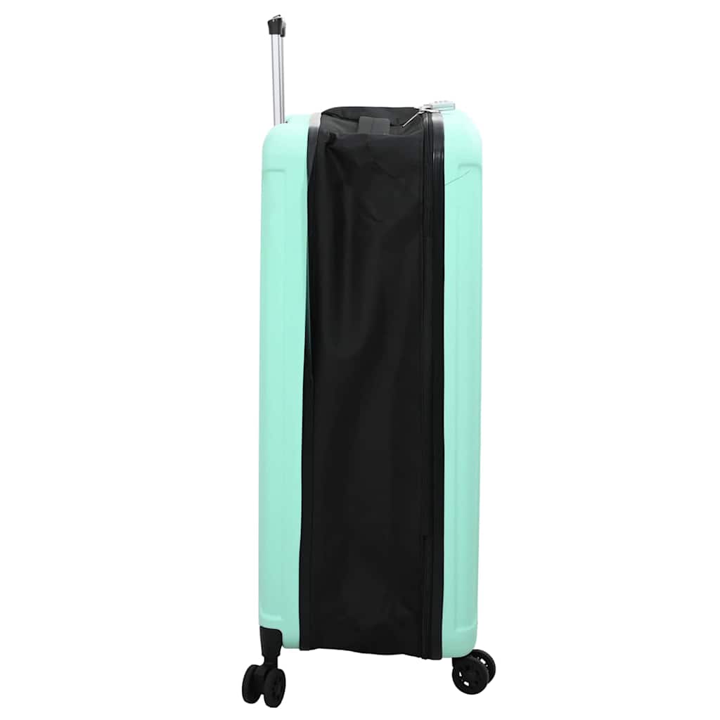 vidaXL Suitcase Folding Mint green 50 x 30 x 76 cm ABS Plastic